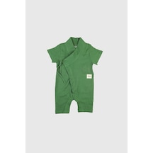 Totzee Uzun Kimono Tulum Çimen Yeşili Yeşil