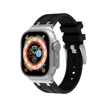 Kilifone -  Apple Uyumlu  Watch  Ultra 49mm - Kordon Silikon Kordon Krd-89