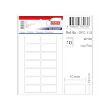 Tanex Ofc-113 Ofis Etiketi Beyaz Diğer