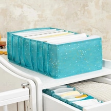 Bebek Çekmece Akordion Düzenleyici 15x43x14 Cm Mavi