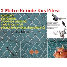 Kuş Önleme Filesi, 3 Metre Eninde, Kuş Filesi (295886843)