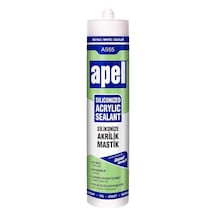 Apel Silikonize Akrilik Mastik 500 Gr Beyaz Beyaz