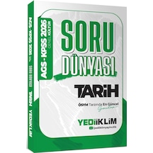 Yediiklim Yayınları 2026 Kpss Ags Genel Kültür Tarih Soru Dünyası
