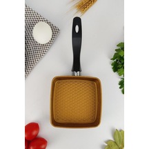 Digithome Alüminyum Döküm Mini Kare Tava Sarı - Mnb05531