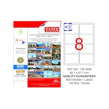 Tanex Etiket 99.1x67.7 A4 100 Sayfa