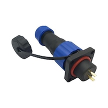 Sd16 Su Geçirmez 2 Pin 16 Mm Dörtgen Konnektör Fiş-soket / Erkek-dişi