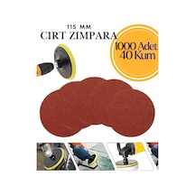 1000 Adet 115 Mm Cırt Zımpara Kağıdı 120 Kum Avuç Taşlama Spiral Uyumlu Velcro Deliksiz Cırtlı Zımpara