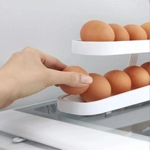 Pratik Buzdolabı Yumurta Standı 2 Katlı Raf Buzdolabı Organizer Newstar 105106 Belirtilmemiş 45 X 45 Diğer