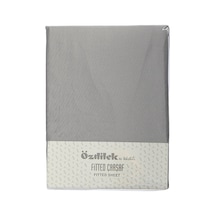 Özdilek Fıtted Yastıklı Çarşaf 160x200+30 Gümüş