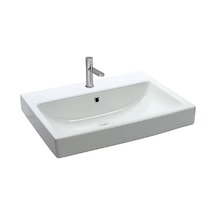 Newarc Aqua Batarya Delikli 60x46 Cm Beyaz Lavabo