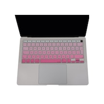 Laptop Apple Uyumlu MacBook Air 13Inc Klavye Koruyucu A2179 A2337 Türkçe Baskı Pembe