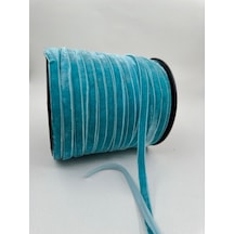 Paşateks- 1 Cm Düz Kadife-5 Metre -ki.yeşil