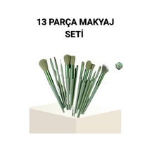 13 Lü Profesyonel Makyaj Fırça Seti Yumuşak Sentetik Kıllı, Tüm Cilt Tiplerine Uygun