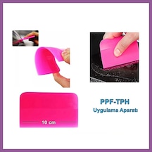 Bezos Ppf/tph Silikon Çekçek Ragle Cam Filmi Çekme Uygulama Aparatı Pembe 10x7.5cm Rengaren
