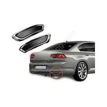 Volkswagen Passat B8 2015-2018 Uyumlu Yedek Parça Krom Egzoz