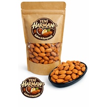 Yeni Harmancı Çiğ Badem İçi Sağlıklı Atıştırmalık Yerli Üretim Yeni Mahsul Günlük Paketleme 250 G