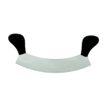 Bursa Paslanmaz Çift Saplı Pizza Satır, Zırh Bıçağı 25 Cm