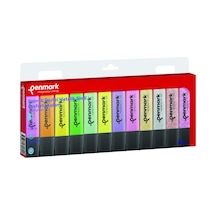 Fosforlu Kalem 12'li Asetat Karişik Renk 4 Neon +4 Pastel+4 Siml