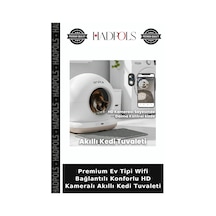Premium Ev Tipi Wifi Bağlantılı Konforlu Hd Kameralı Akıllı Kedi Tuvaleti