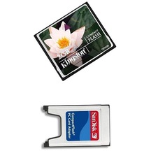Kingston 2 GB Compact Flash Hafıza Kartı + Pcmıa Kart Okuyucu