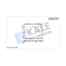 Radyatör - 119 - Clıo Iı 98-kng 98-03 Ac Mek 480x391x34 1 Sıra - Dpmıx-hb - Alb Sistem