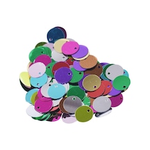 Suntek 300 Adet 10mm Düz Yuvarlak Gevşek Payetler Sanat El