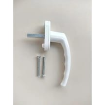 Pvc Pencere Kolu - Beyaz, Balkon Sürme Kapısı İçin -