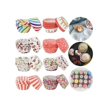 200 Adet Renkli Muffin Cupcake Kalıpları Kek Kapsülü Cupcake Muffin Kağıdı Stoneware Çok Renkli Diğer