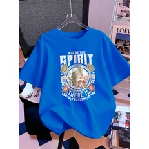 Noıssey Urban Pop Graphic Kadın Tişört Koleksiyonukod 5151 Saks
