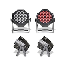 Dj Pro Lp-54rgb 54x3 Watt 3ın1 Full Rgb Led Par Işık 2li Hazır Paket