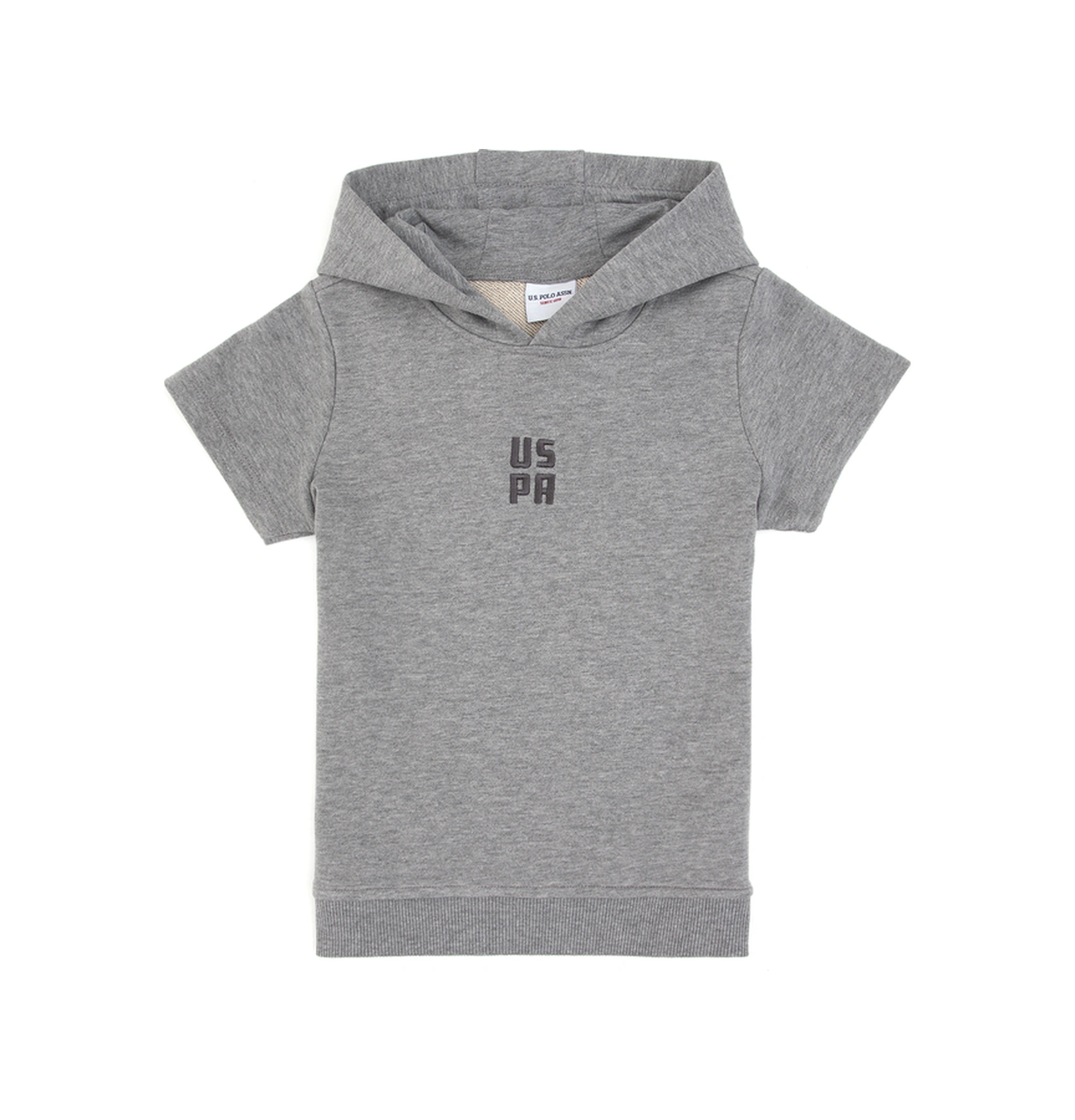 U.S. Polo Assn. Erkek Çocuk Antrasit Melanj Kapüşonlu Sweatshirt 50325170-VR081