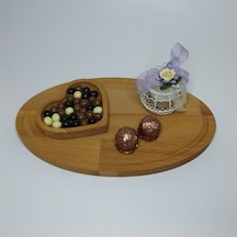 Ciciler Ellisse Ahşap Servis Sunum ve Kesme Tahtası 18 x 30 CM