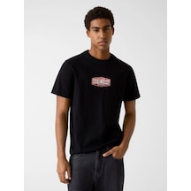 Guess Gj Normal Kesim Tescilli Marka Logolu Erkek Siyah T-shirt M6rı41k8fq4-jblk Siyah
