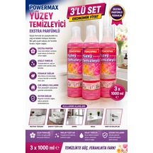 Powermax Çok Amaçlı Yüzey Temizleyici 1000 Ml X3 Set Genel Temizlik Ürünü 3'lü Set