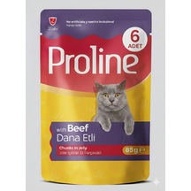 Pouch Dana Etli Yaş Kedi Maması 6 X 85gr