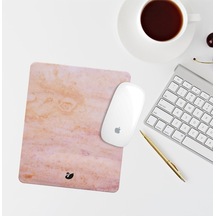 Mermer Desen Bilek Destekli Dikdörtgen Mouse Pad Mouse Altlık Mousepad