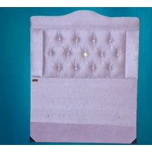 Başlık Lüx 90 cm Baby Face PEMBE Renk Kapitone Düz Kumaş El yapım