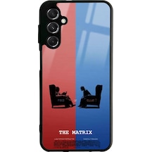 Samsung Uyumlu M34 The Matrix Tasarımlı Glossy Telefon Kılıfı Siyah