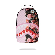 Sprayground Jardin De Flores Sırt Çantası, Laptop Bölmeli, Suya Dayanıklı Vegan Deri Pembe