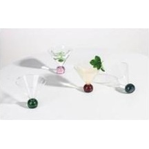 Linanware 4 Adet Set Renkli Küreli Cam Dondurma Sunum Ve Tatlı Sunum Kasesi/bardağı 200 Ml Dsg-15