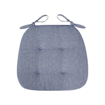 Ankatek Tabure Suntek Sandalye Minderi Mavi Kaymaz Çok Bağlamalı Amaçlı Ye Mavi Mavi