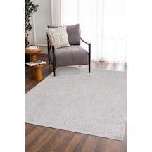 Enti Akik 8609 Gri Halı Kilim Salon Mutfak Kesme Yolluk Dokuma Gri