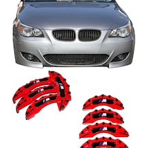 Bmw E60 ///m Kırmızı 17-18-19 Janta Uyumlu 4.lü Kaliper Kapagı