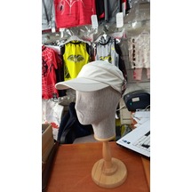 Salarticaret Sporcu Tenis Vizör Şapka Unisex Model Krem Renk Krem