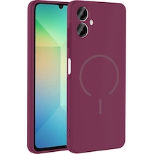 Nihcase Samsung Uyumlu Galaxy A06 Kılıf Meta Pastel Manyetik Araç Tutucu Kılıf + Manyetik Araç Tutucu