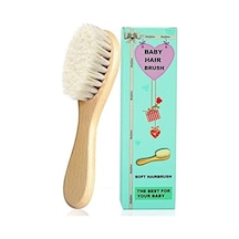 Ahşap Saplı ve Süper Yumuşak Keçi Kıllı Molylove Bebek Saç F Çok Renkli