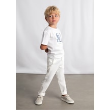 Erkek Çocuk Gabardin Pantolon 512 Beyaz