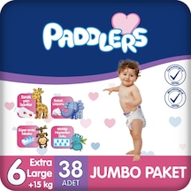 Bebek Bezi 6 Numara X-Large (15+ Kg) 38 Adet – Jumbo Paket,  Yüksek Emicilik