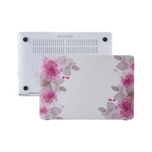 Macbook Air M1 Kılıfı 13 İnç A2337 A2179 A1932 Uyumlu Sert Kapak Hard Case Koruyucu Kılıf Macbook Air 13 İnç Kılıfı Çizilme Ve Darbe Koruyucu Uv Baskılı Yaprak Çiçek Desenli Pembe Belirtilmemiş