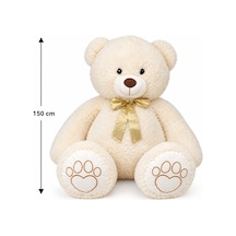 Love Bam Ayı 150 Cm Ekru Çok Renkli